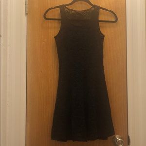 Black lace dress